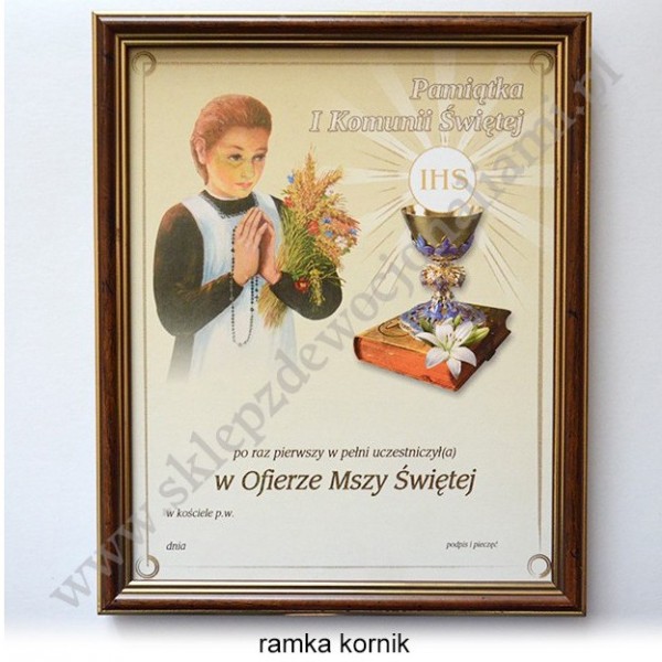 OBRAZEK KOMUNIJNY - WZÓR 50