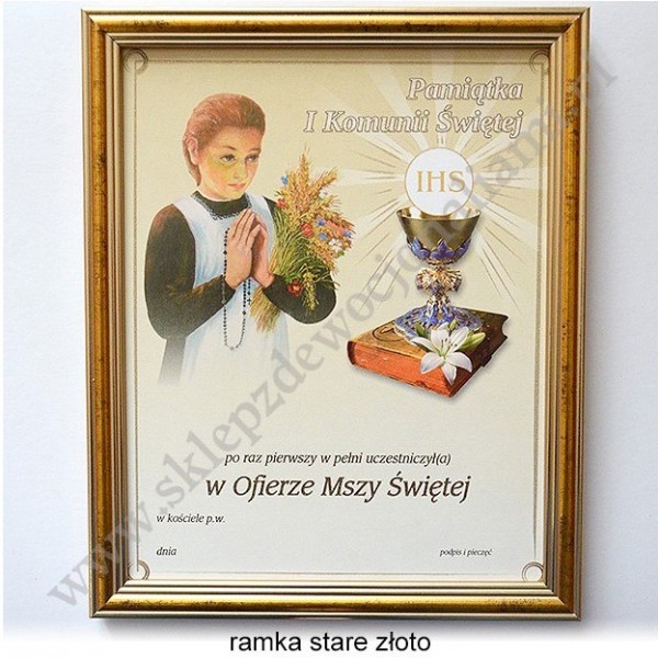 OBRAZEK KOMUNIJNY - WZÓR 50