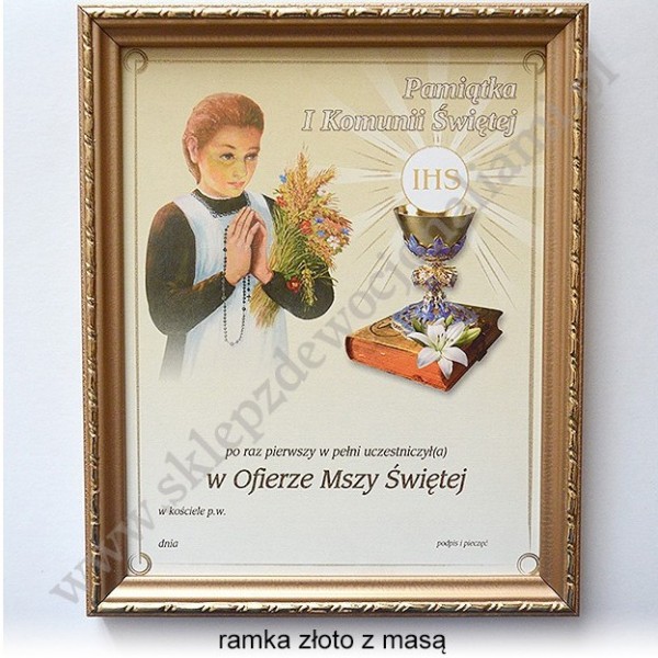 OBRAZEK KOMUNIJNY - WZÓR 50