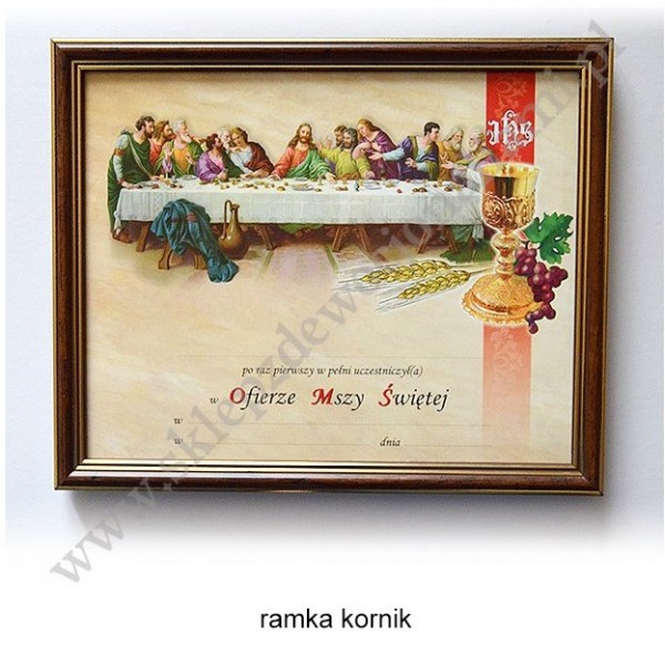 OBRAZEK KOMUNIJNY - WZÓR 54