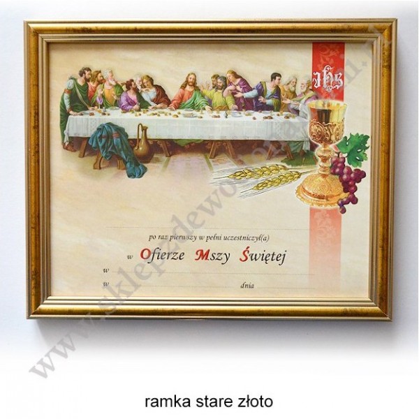 OBRAZEK KOMUNIJNY - WZÓR 54
