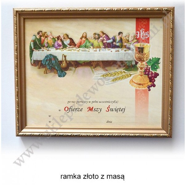 OBRAZEK KOMUNIJNY - WZÓR 54