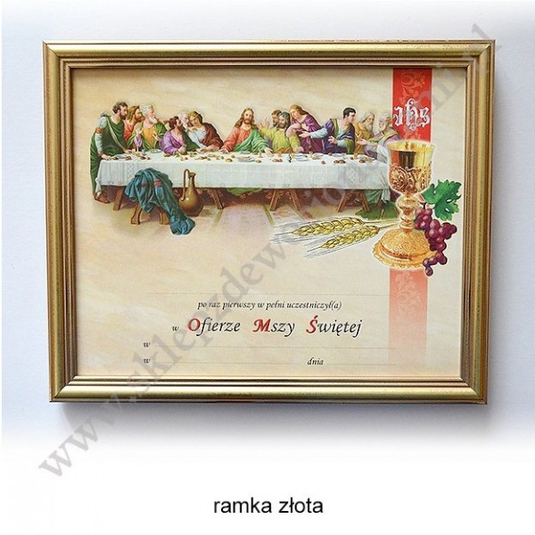 OBRAZEK KOMUNIJNY - WZÓR 54