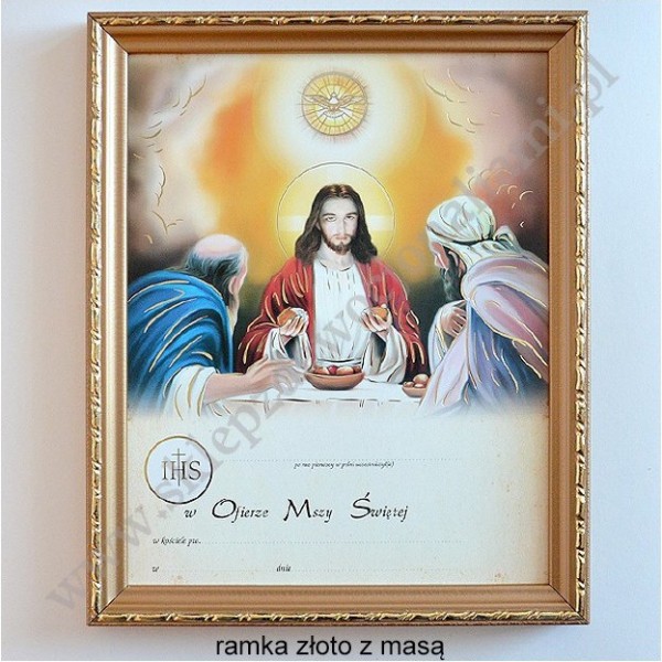 OBRAZEK KOMUNIJNY - WZÓR 61