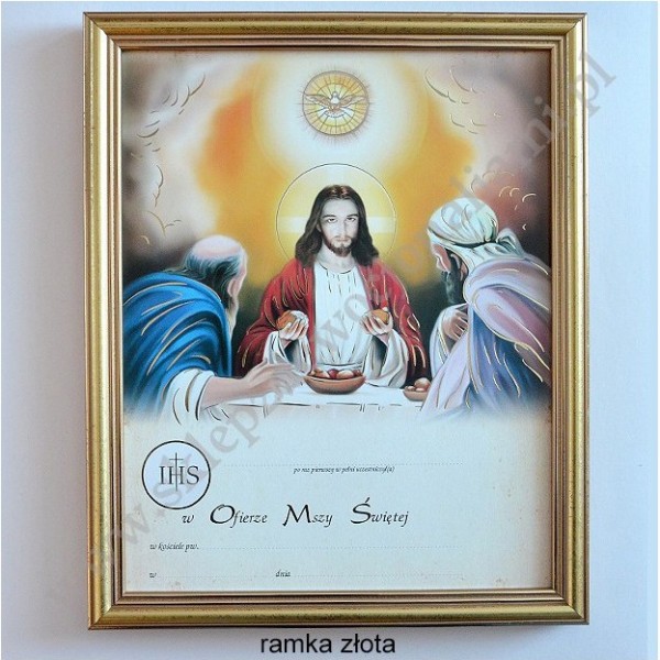 OBRAZEK KOMUNIJNY - WZÓR 61