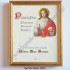 OBRAZEK KOMUNIJNY W DREWNIANEJ RAMCE ZA SZKŁEM - WZÓR 109