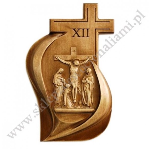 STACJE DROGI KRZYŻOWEJ - wys.17 cm - KOMPLET