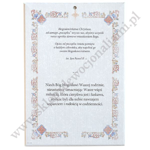 BŁOGOSŁAWIEŃSTWO DOMU - format A5 - 85927