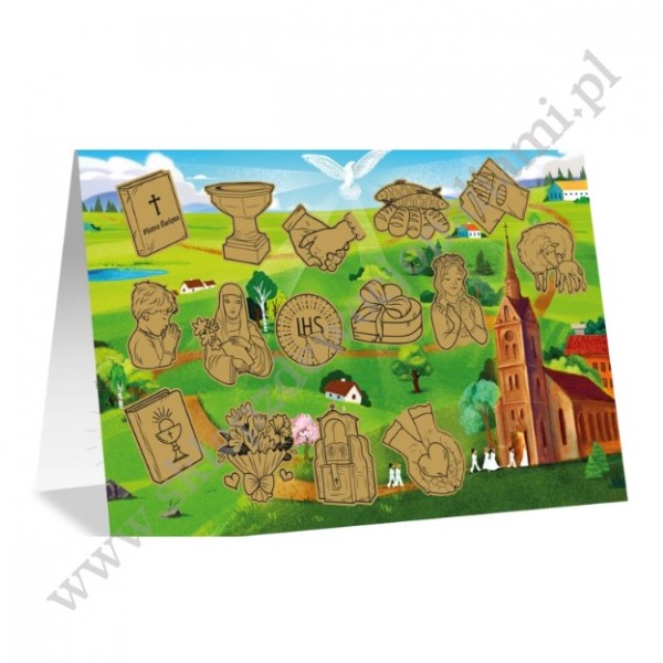 ZDRAPKA KOMUNIJNA 2025 - PAKIET 20 szt.