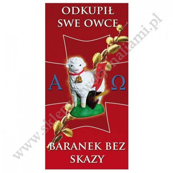 BANER NA WIELKANOC - BANER DEKORACYJNY - WZÓR 109