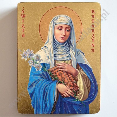 ŚWIĘTA KATARZYNA - ikona 12 x 16 cm - 11202