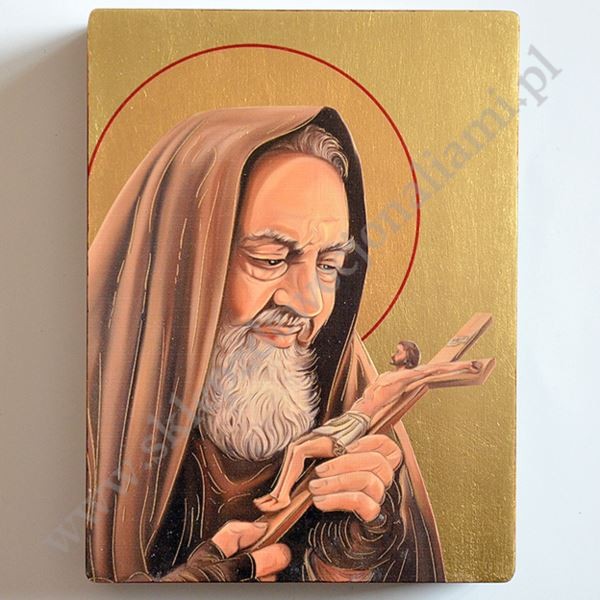 ŚWIĘTY OJCIEC PIO - ikona 12 x 16 cm - 86866