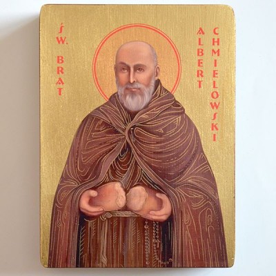 ŚWIĘTY BRAT ALBERT - ikona 12 x 16 cm - 3087-B