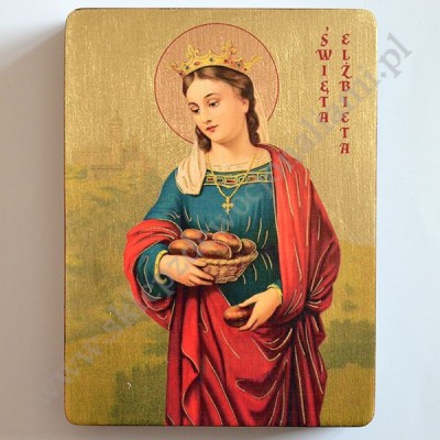 ŚWIĘTA ELŻBIETA - ikona 12 x 16 cm - 3487-B