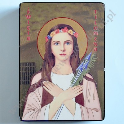 ŚWIĘTA FILOMENA - ikona 12 x 16 cm - 90536