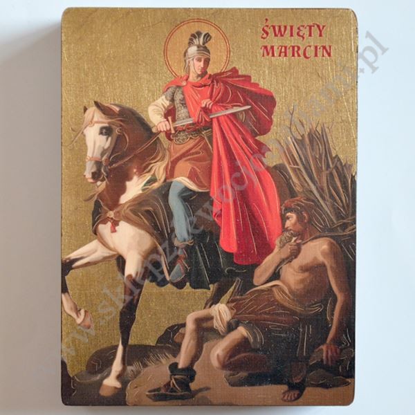 ŚWIĘTY MARCIN - ikona 12 x 16 cm - 3918-B