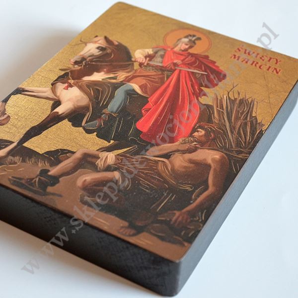 ŚWIĘTY MARCIN - ikona 12 x 16 cm - 3918-B