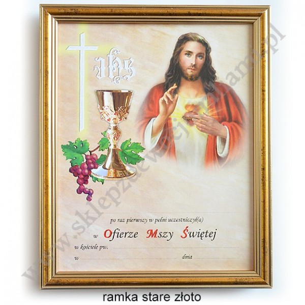 OBRAZEK KOMUNIJNY - WZÓR 136 - Sklepsanderus.pl - Tarnów