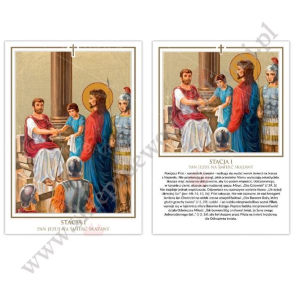 STACJE DROGI KRZYŻOWEJ - komplet A4 - 88906