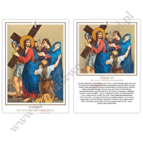 STACJE DROGI KRZYŻOWEJ - komplet A4 - 88906