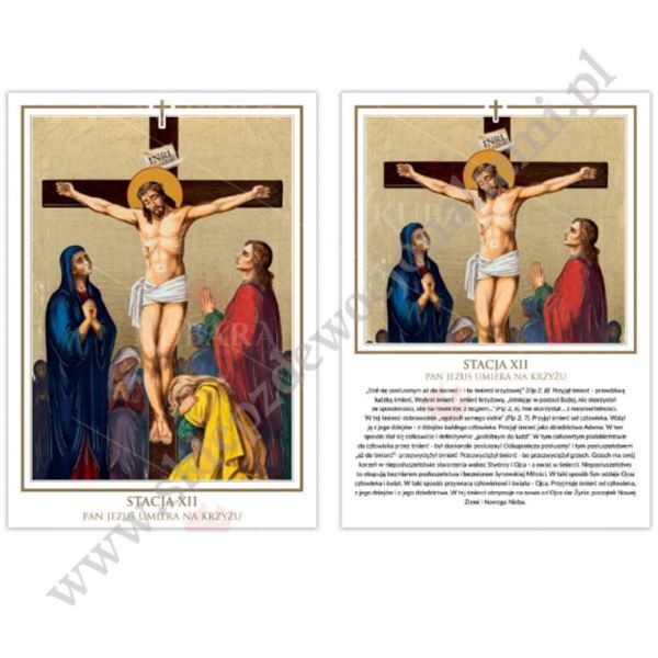 STACJE DROGI KRZYŻOWEJ - komplet A4 - 88906