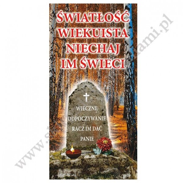 WSZYSTKICH ŚWIĘTYCH - BANER DEKORACYJNY - WZÓR 19