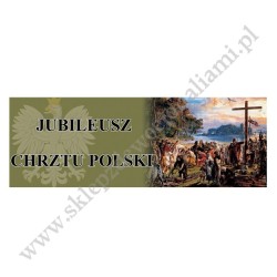 JUBILEUSZ CHRZTU POLSKI - BANER DEKORACYJNY - WZÓR 2