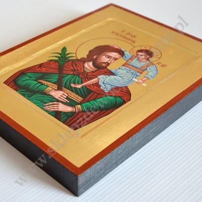 ŚWIĘTY KRZYSZTOF - ikona 18 x 23.5 cm - 83543