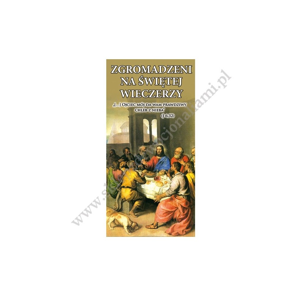 ZGROMADZENI NA ŚWIĘTEJ WIECZERZY - BANER DEKORACYJNY - WZÓR 10