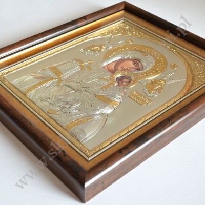MATKA BOŻA NIEUSTAJĄCEJ POMOCY - ikona w ramce za szkłem 28.7 x 33.6 cm - 84076