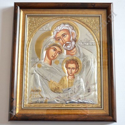 ŚWIĘTA RODZINA - ikona w ramce za szkłem 28.7 x 33.6 cm - 84066