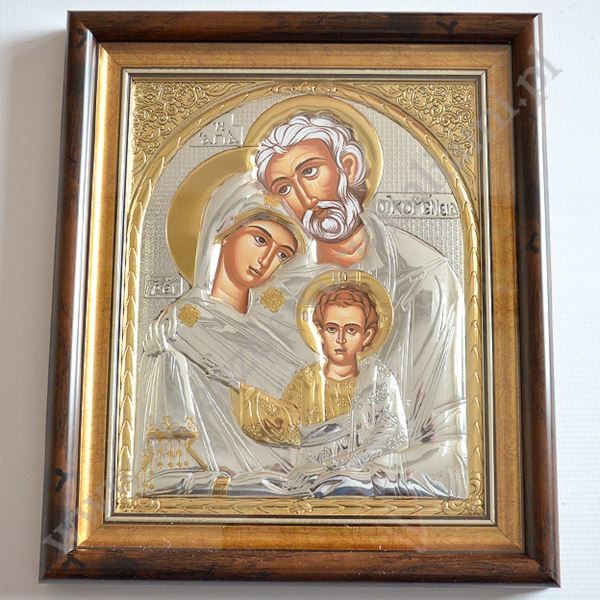 ŚWIĘTA RODZINA - ikona w ramce za szkłem 28.7 x 33.6 cm - 84066