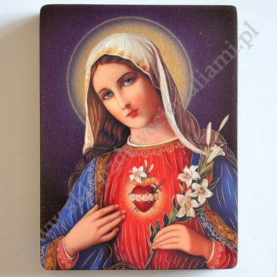 SERCE MARYI - ikona 12 x 16 cm - 80442