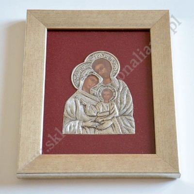 ŚWIĘTA RODZINA - metaloplastyka 18.2 x 22.5 cm - 50801