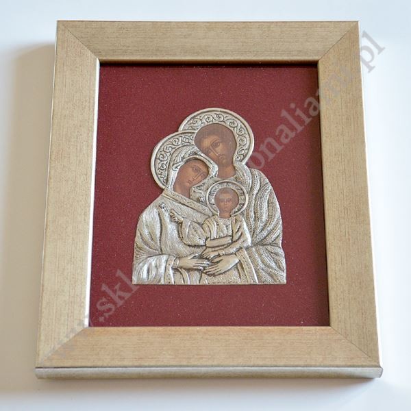 ŚWIĘTA RODZINA - metaloplastyka 18.2 x 22.5 cm - 50801