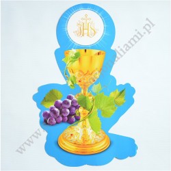 Emblematy eucharystyczne - 85936 - w komplecie 5 szt. - sprzedaż mix wzorów