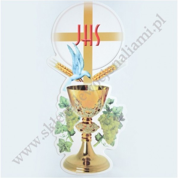 Emblematy eucharystyczne - 4281_K - w komplecie 5 szt. - sprzedaż mix wzorów