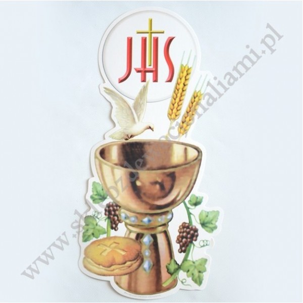 Emblematy eucharystyczne - 4281_K - w komplecie 5 szt. - sprzedaż mix wzorów