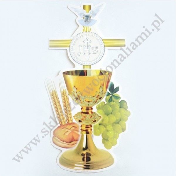 Emblematy eucharystyczne - 4281_K - w komplecie 5 szt. - sprzedaż mix wzorów