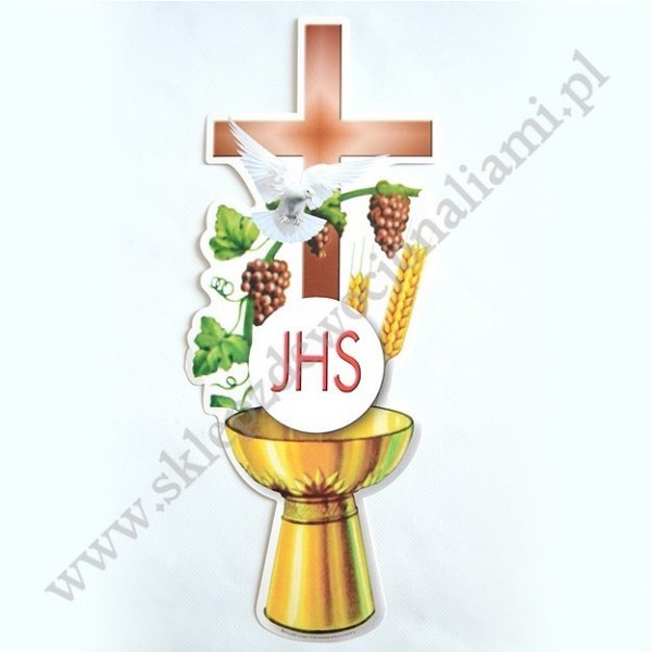 Emblematy eucharystyczne - 4281_K - w komplecie 5 szt. - sprzedaż mix wzorów