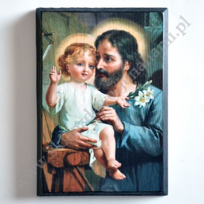 ŚWIĘTY JÓZEF - ikona 14.9 x 21.3 cm - 65027