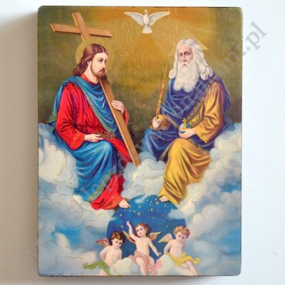 ŚWIĘTA TRÓJCA - ikona 12 x 16 cm - 61485