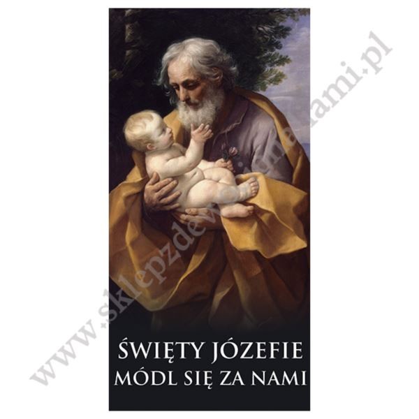 BANER ZE ŚWIĘTYM JÓZEFEM - 1 x 2 m - WYPRZEDAŻ!!!