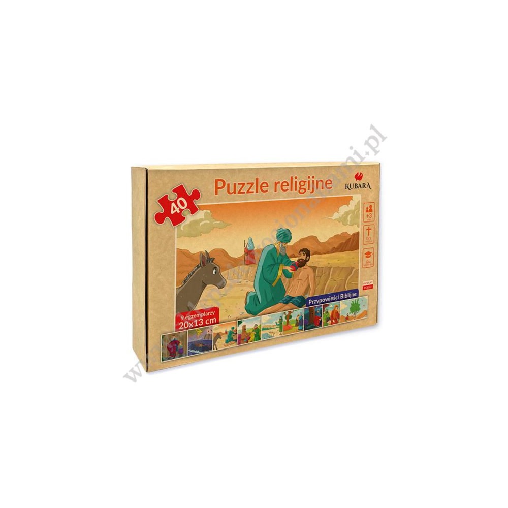 PUZZLE RELIGIJNE - PRZYPOWIEŚCI RELIGIJNE - 40 szt - 82587