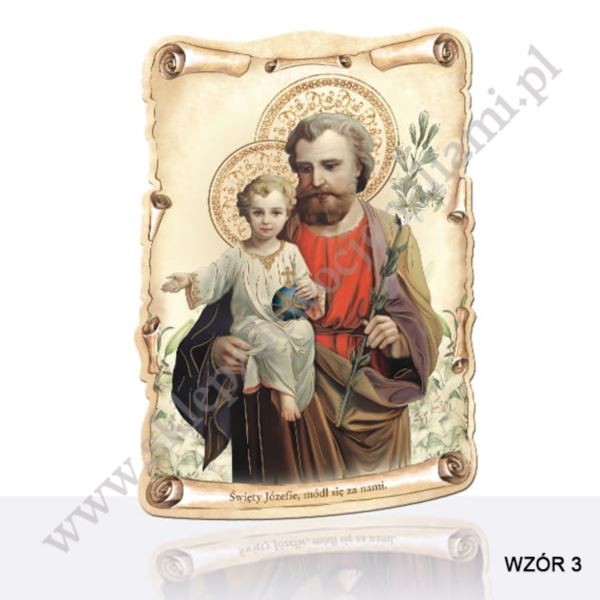 ŚWIĘTY JÓZEF - obrazek 16.5 x 24 cm - 75088