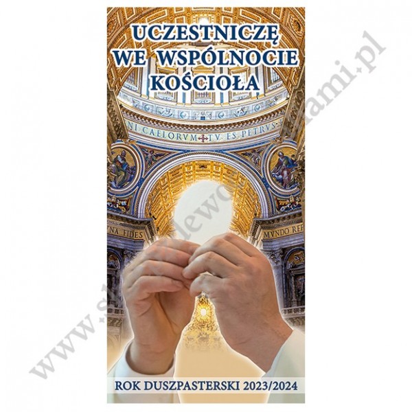 UCZESTNICZĘ WE WSPÓLNOCIE KOŚCIOŁA - BANER DEKORACYJNY - WZÓR 3