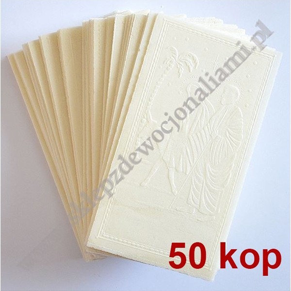 OPŁATKI WIGILIJNE - KOPA DUŻYCH - 60 szt. - 50 KOP