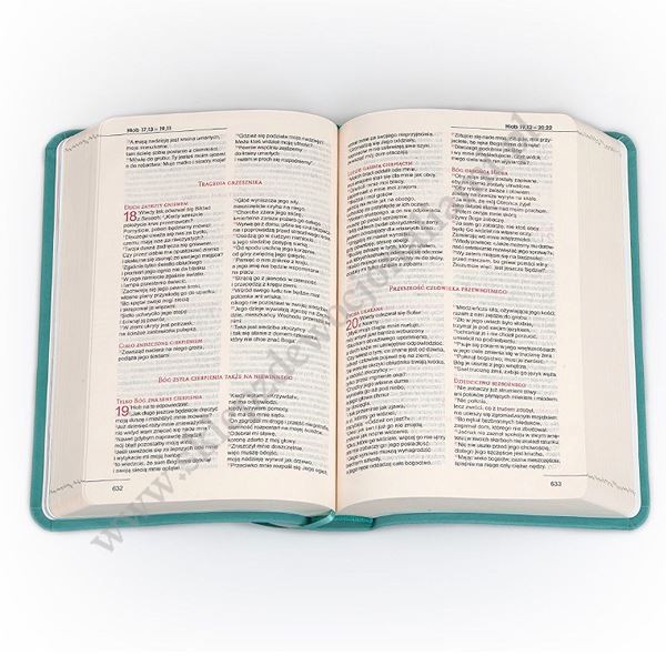 BIBLIA DLA KOBIET- TURKUSOWA