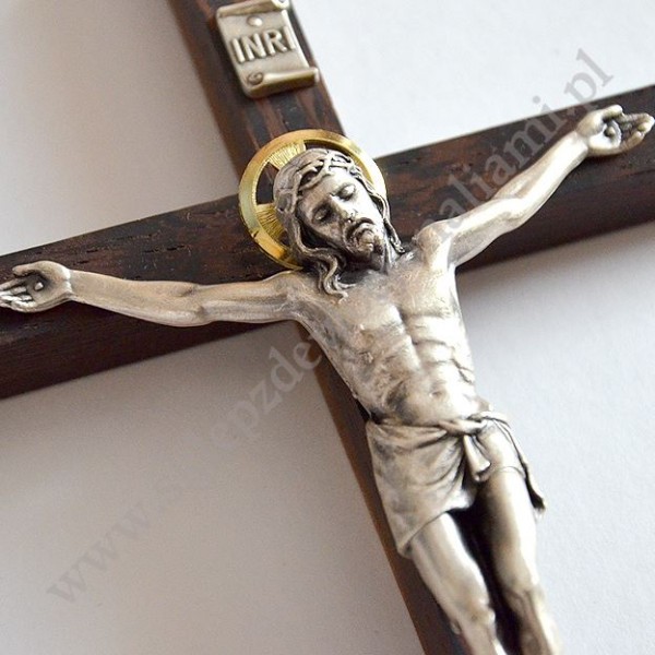 KRZYŻ NA ŚCIANĘ - wys. 26 cm - 1219