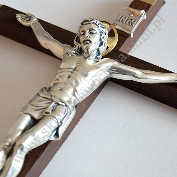 KRZYŻ NA ŚCIANĘ - wys. 36 cm - 4189